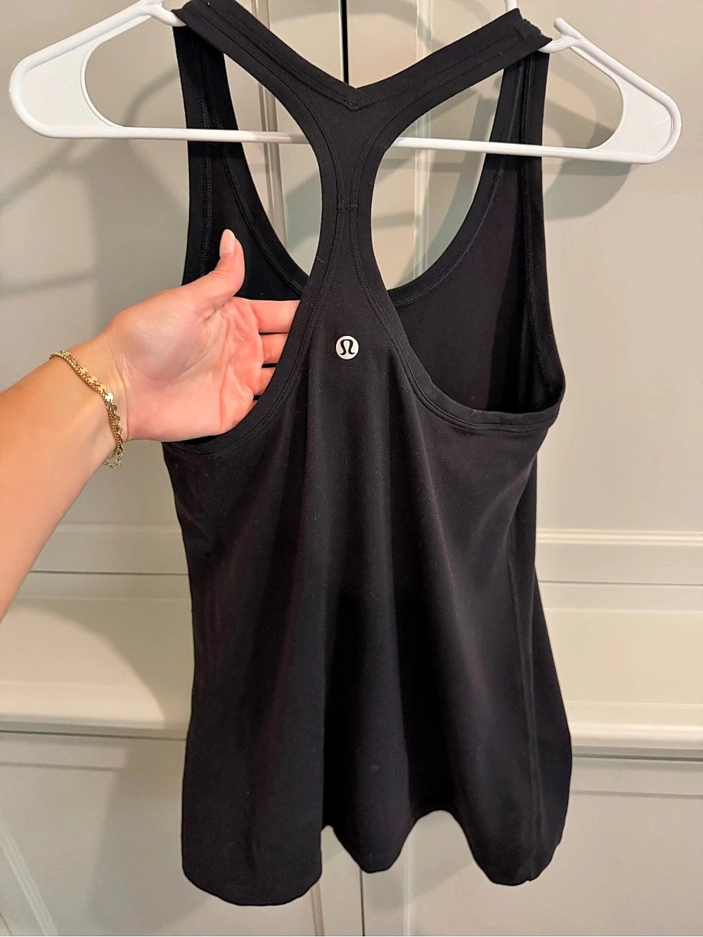 lululemon Cool Racerback Black Racerback Tank 8L - Picture 3 of 4